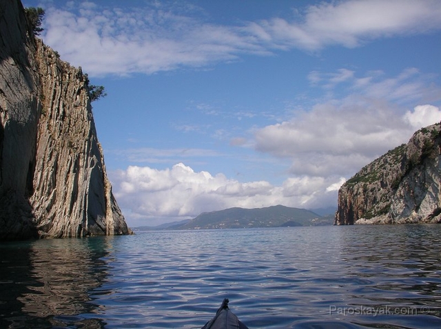 Bearing to the south east coast of Lefkada