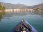 Paddling back to Nydri after a week in the glassy Ionian Sea
