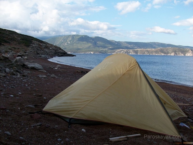 Camp in Alkyonides islands