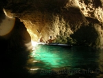Caves in the bay of Agios Georgios