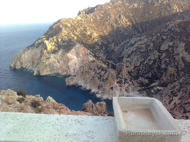 Looking south towards Folegandros, view from cape Maskoula
