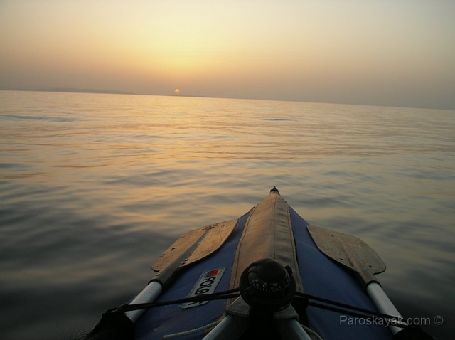 Sunrise in the Myrtoan sea