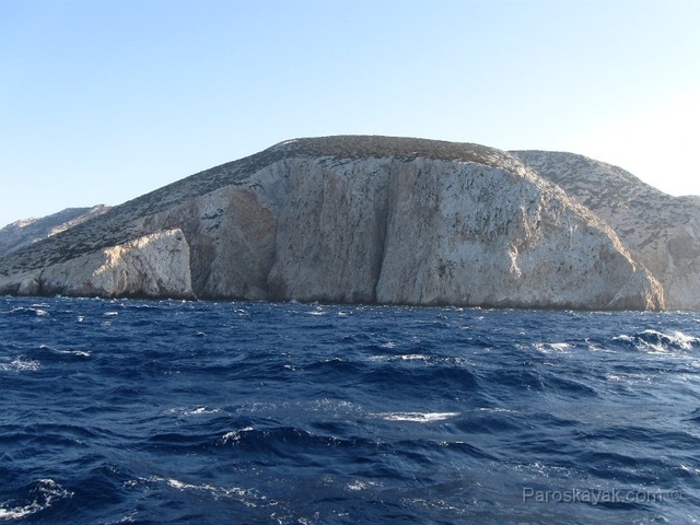 The steep cliffs of North Keros