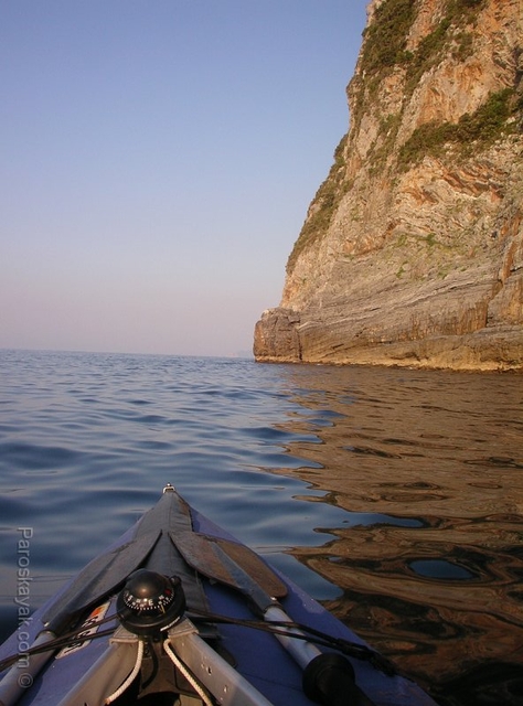 Steep cliffs near Vythouri beach